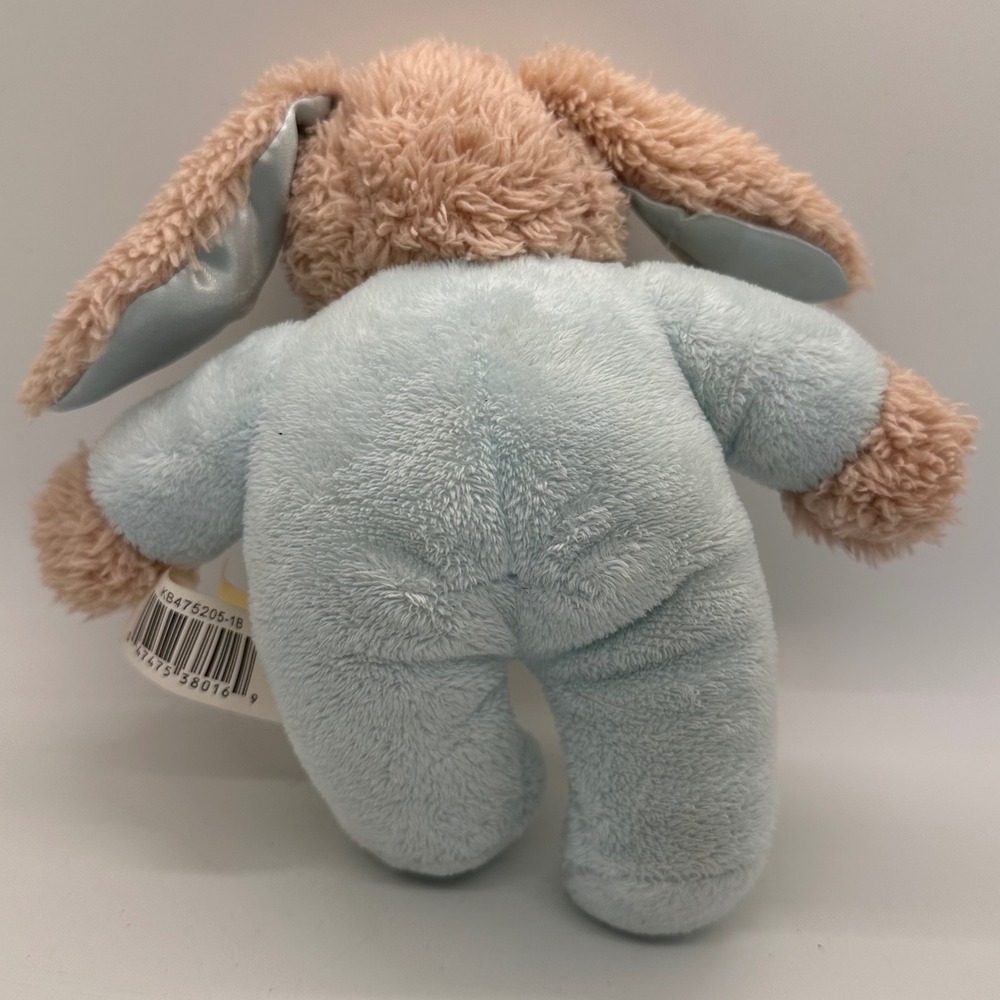 Dan Dee My First Bunny Plush Blue Pajamas Striped Bow Pink Nose Easter Baby Toy - Picture 7 of 11